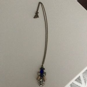 J Crew long necklace with pendant